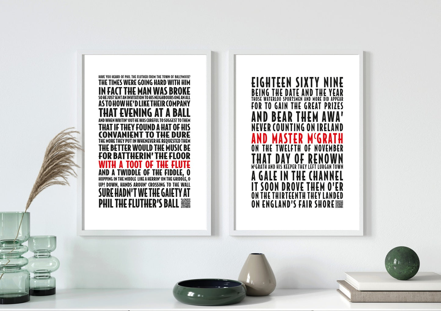 Master McGrath Lyric Print | Master McGrath Song Poster | A4/A3/A2/A1