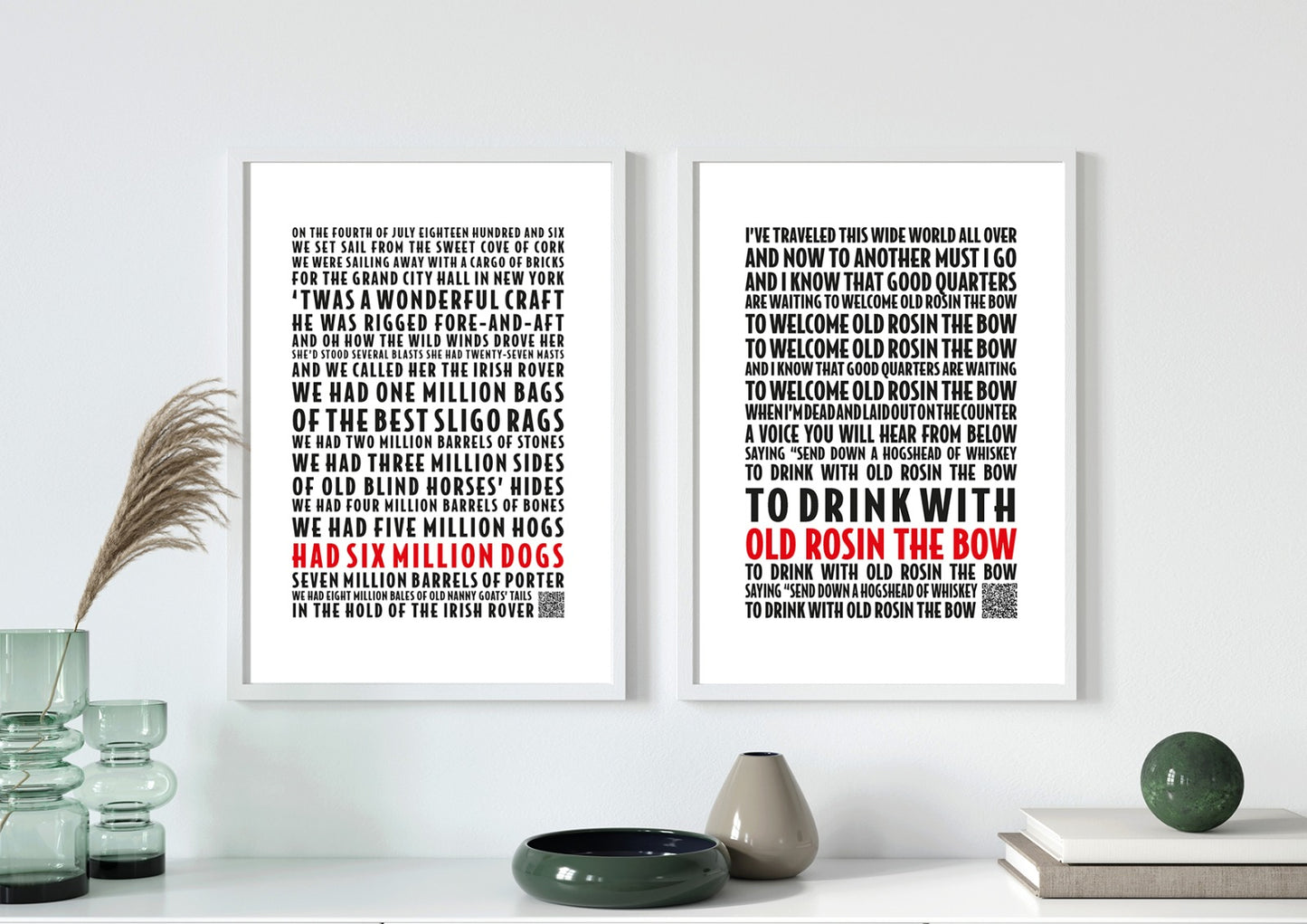 Rosin The Bow Lyrics Print | Rosin The Bow Song Poster | A4/A3/A2/A1